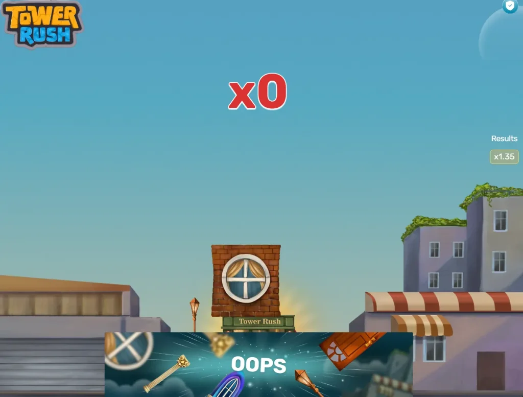 Tower Rush Verlust
